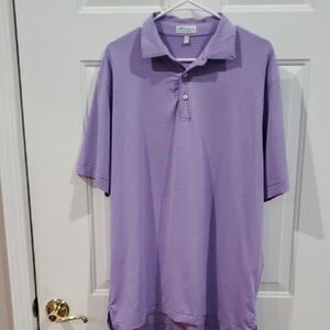 Peter Millar Pink & Blue Summer Comfort Polo Shirt